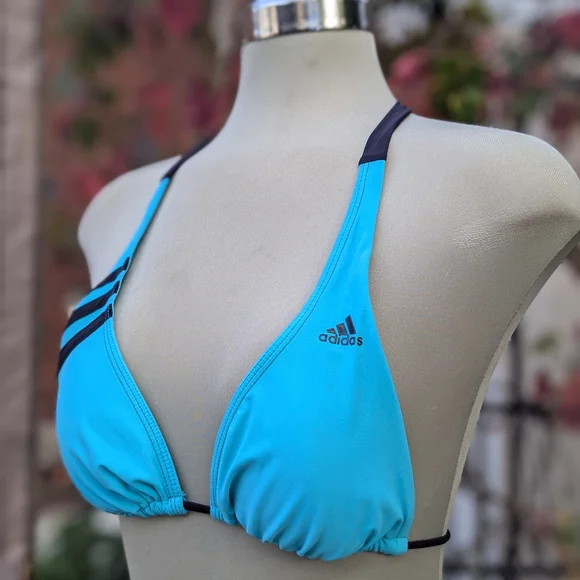 Adidas Blue and Black Bikini Top - Picture 6 of 11